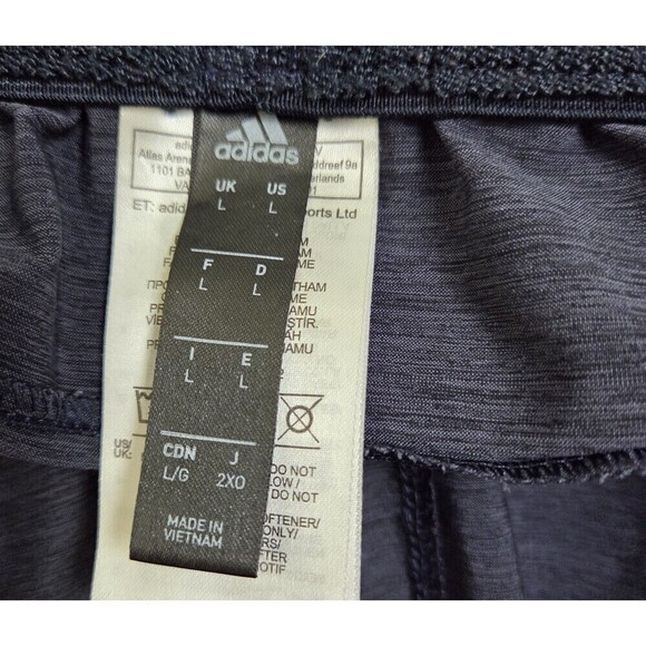 Adidas Climalite Athletic Shorts Navy Space Dye EE2991 Outdoor Men's L -SEE DESC - Picture 6 of 12